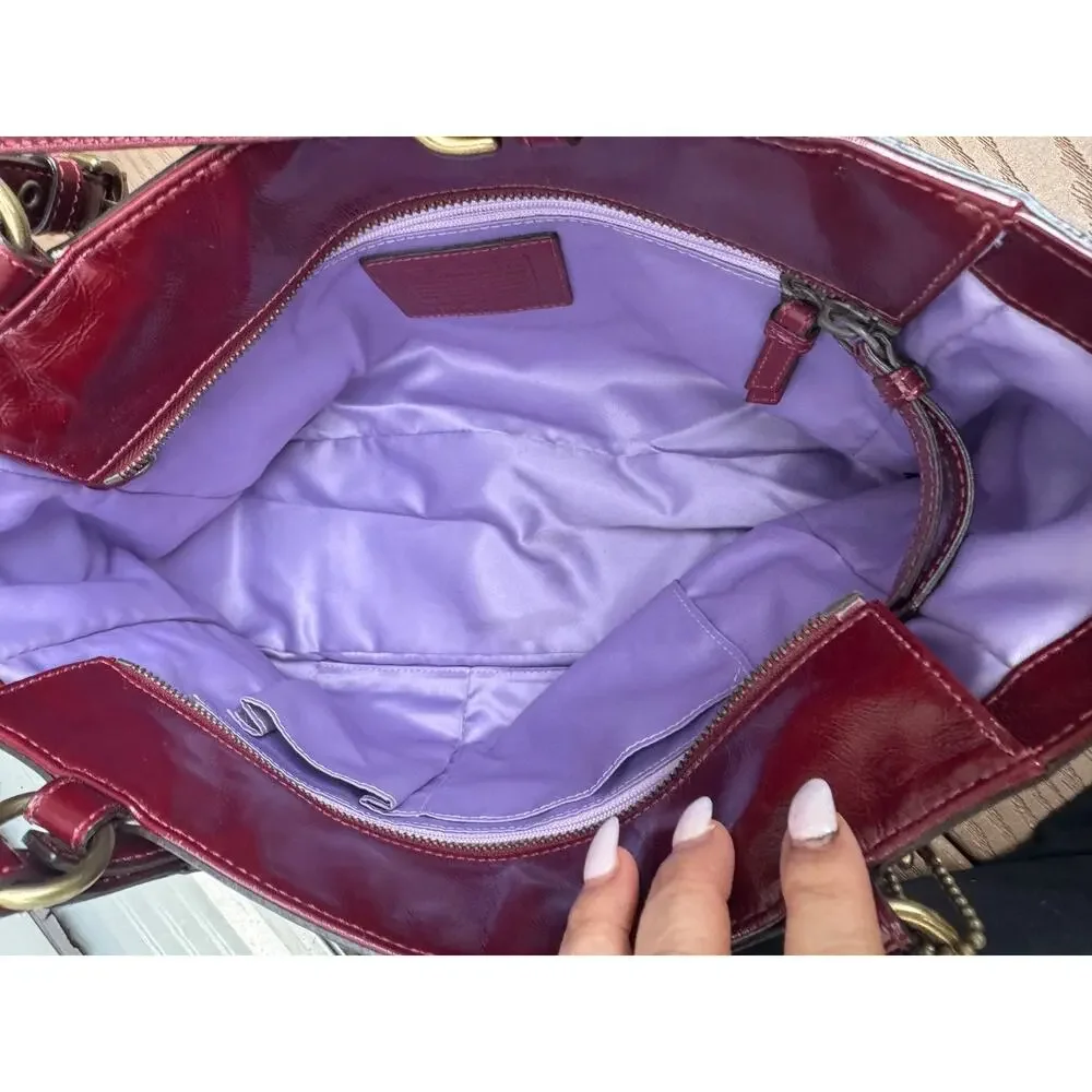 Coach Gallery East/West ruby red y#12730 tote (220